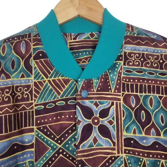 California Scrubs | Tribal Pattern Long sleeve Jacket - Picture 3 of 6